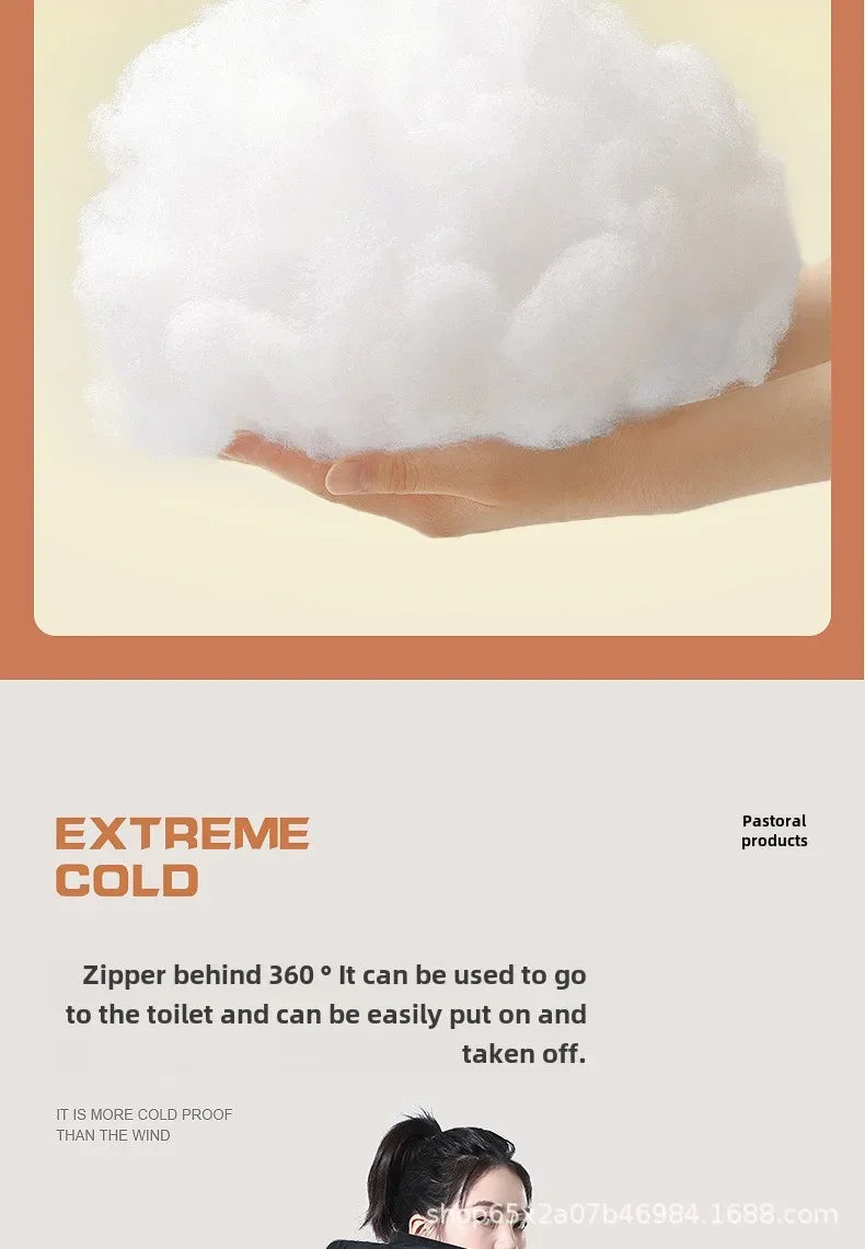 Winter Motorcycle Riding Coldproof Clothing Winter Fashion Waist Designwarm Cotton Jumpsuit,thickened Waterproof Snowmobile Suit