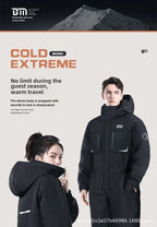 Winter Motorcycle Riding Coldproof Clothing Winter Fashion Waist Designwarm Cotton Jumpsuit,thickened Waterproof Snowmobile Suit