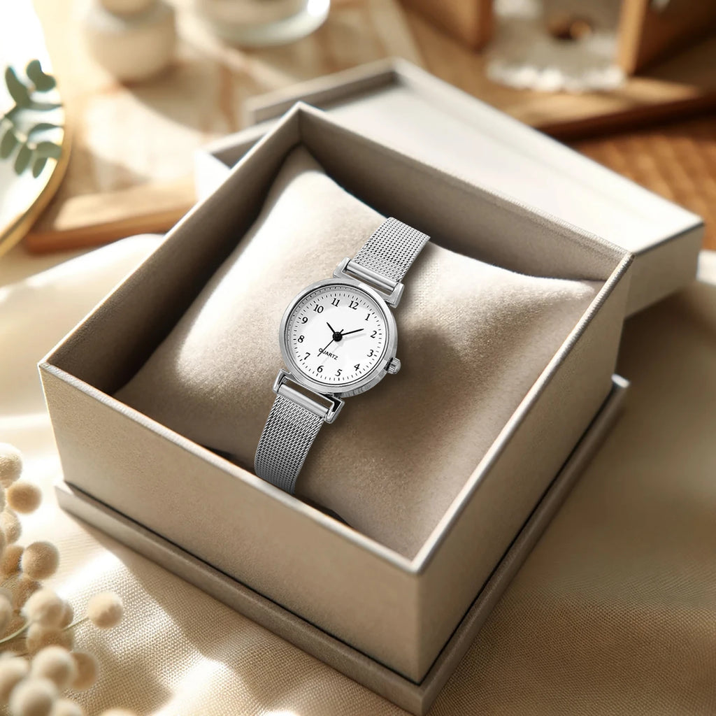 New Women's Watch Fashionable, Novel, Simple, Retro, High Grade, Elegant, Small and Versatile Women's Quartz Watch