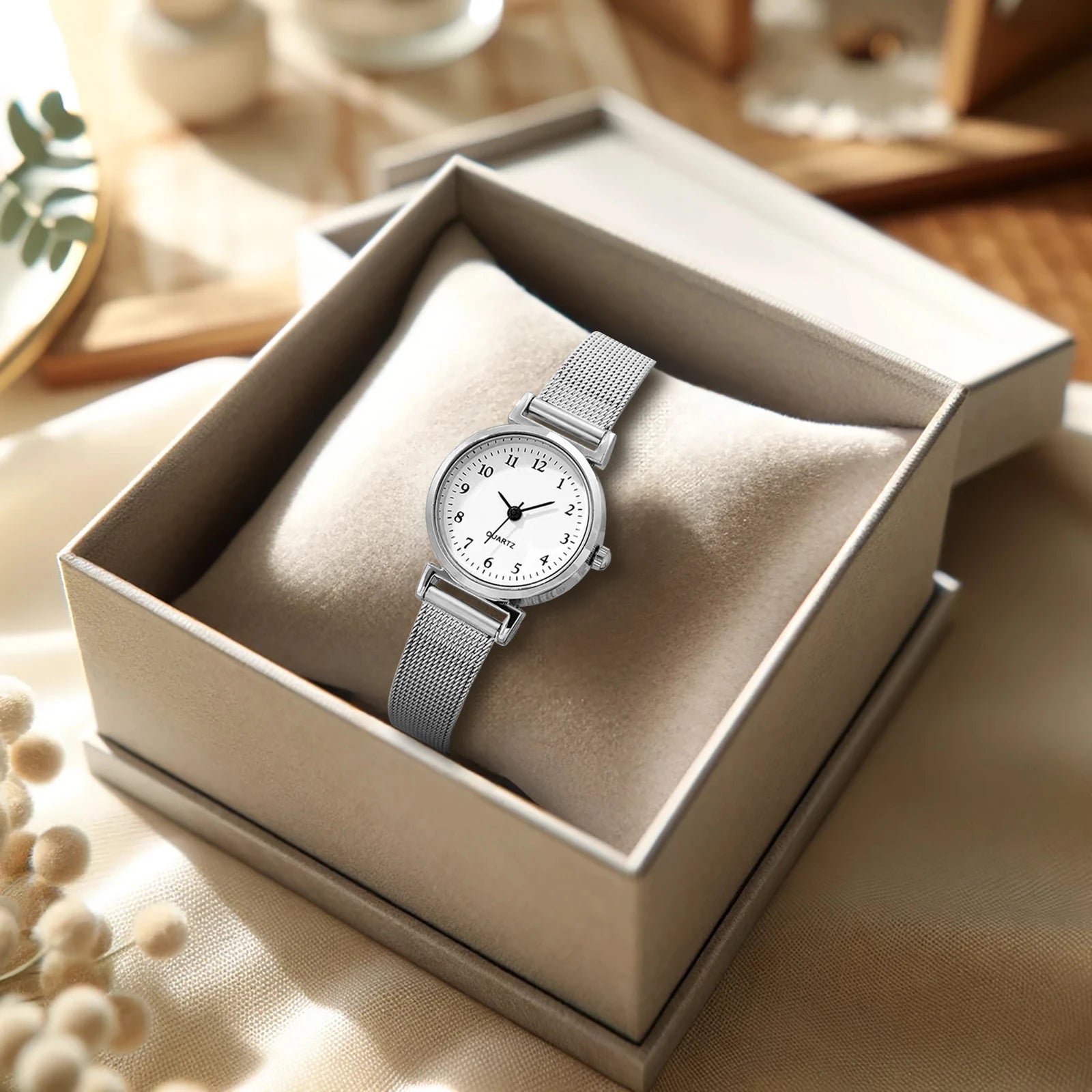 New Women's Watch Fashionable, Novel, Simple, Retro, High Grade, Elegant, Small and Versatile Women's Quartz Watch