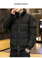 Winter Man Jackets Cotton-padded Parkas Puffer Jacket Men Warm Coats Thick Fashion Casual Outwear Streetwear Men's Clothing Top