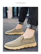 Shoes for men, 2025 autumn new single shoes, British style bean shoes, dad shoes, one foot casual shoes