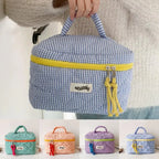 Cosmetic Bag Simple Style Large Capacity Portable Cosmetic Tools Storage Bag for Home Bathroom Toiletry Bag Makeup Bag