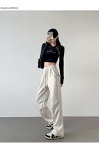 pants for women in autumn 2025 new loose fitting straight tube casual high waist wide leg pants women y2k streetwear Cargo pants