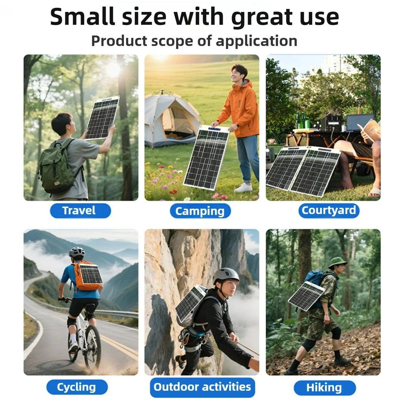 Fast Charging Solar Power Bank 30W-40W Waterproof Portable with Dual USB for Outdoor Camping Emergency  Photovoltaik - EESBAO