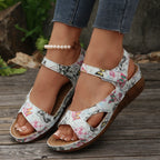 Women's Sandals 2025 Summer Sandals Women Heels Sandals Casual Wedges Footwear Summer Shoes Woman Soft Heeled Shoes