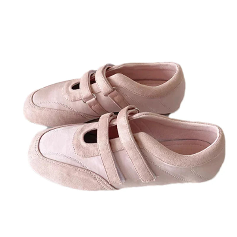 Flats Women's Sports Shoes Fashion Sneakers Casual Shallow Loafers Shoes Walking Ballet Shoes Trend Cozy Zapatillas De Mujer
