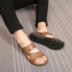 Mens Sandals Summer Outdoor Breathable Casual Sandalias  2025 Non Slip Beach Shoes Formal Office Walking Flats