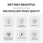 High Definition Wired Earphone 3.5mm In-Ear Control Portable Sport Wired Headset With Mic Wired Headphones For Mobile Phones