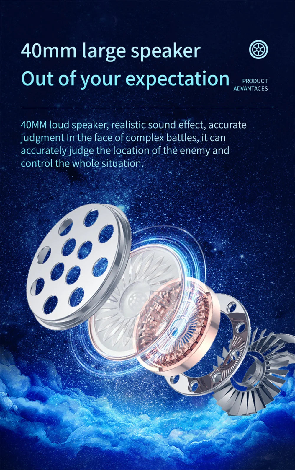 Large Earmuffs Headphones Bluetooth Earphones Wireless Headsets Bass Headset Noise Cancelling With Mic Helmet Support TF-card