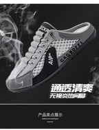 Summer Men's Half Slippers Trendy New Casual Shoe Light Walking Flats for Men Non Slip Sneaker Hot Sale Man Shoes Zapatos Hombre