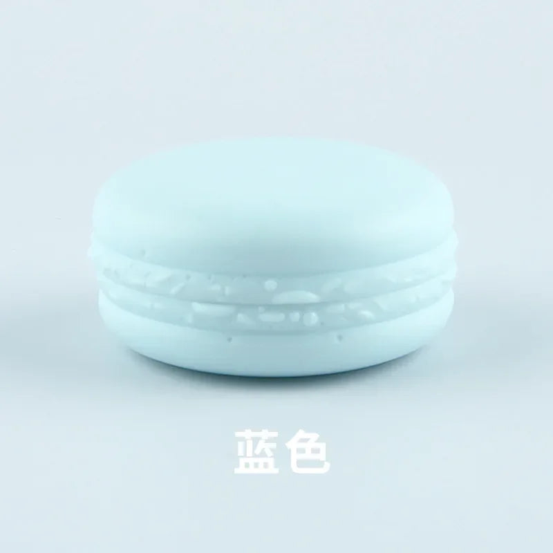 10G 20/50/100pcs Plastic Cosmetic Cream Containes, Candy Color Macarons Lipstick/Lip Balm Sub Package,Cute Eyeshadow Powder Case