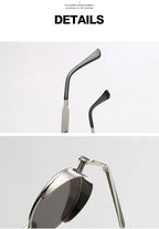 Steampunk Sunglasses For Men Women Round Frame Driving Outdoor Sports UV400 Sun Glasses Fashion Trend Retro Male Female Eyewear