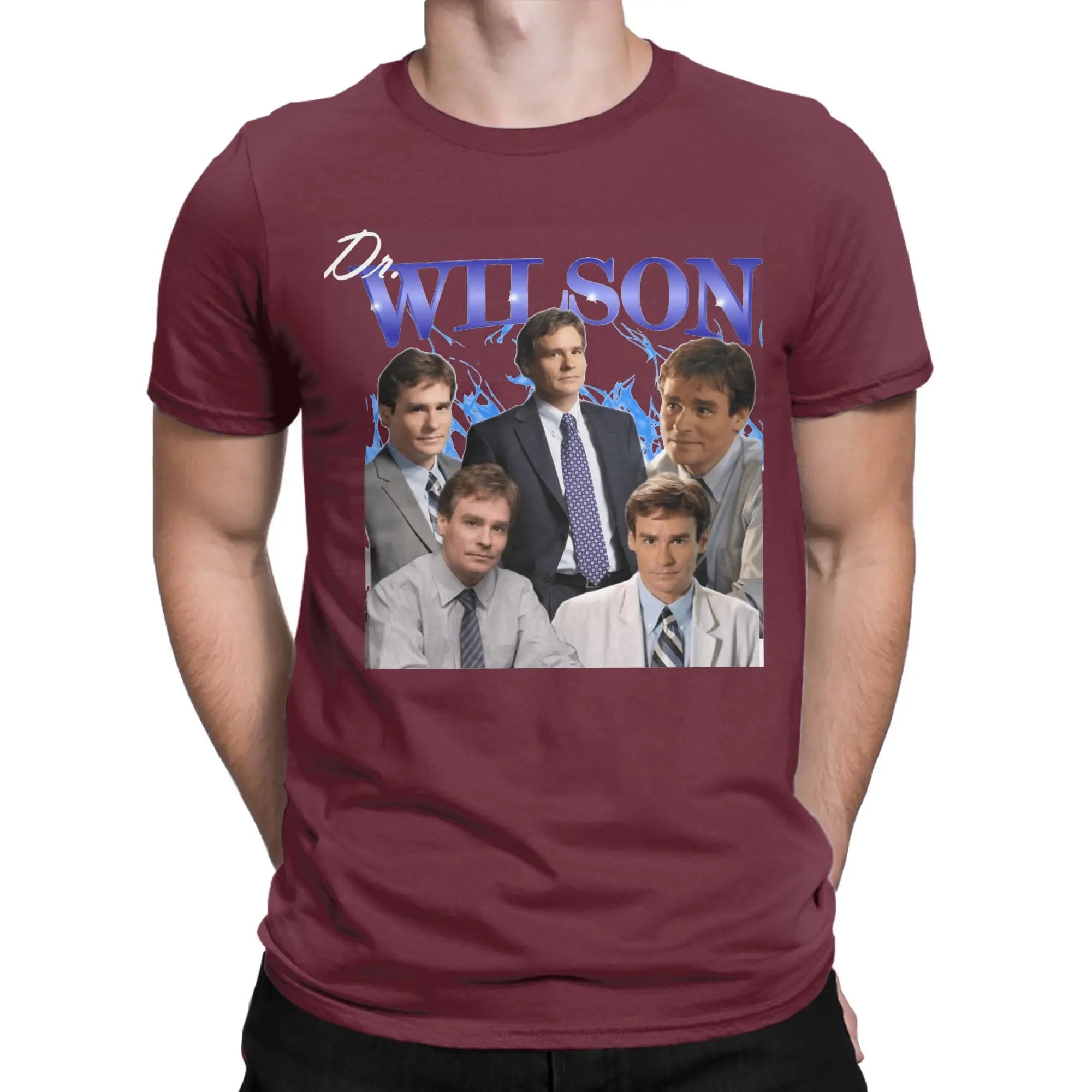 Men's House MD T Shirt Dr Wilson  100% Cotton Clothes Funny Short Sleeve Round Collar Tees New Arrival T-Shirt