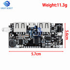 BS Dual USB Mobile Power Bank: 5V 1A & 2.1A Output! 18650 Battery - Powered PCB Power Module -  Phone Charging & DIY