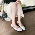 Women Candy Color Ballet Flats White Wedding Shoes Woman Flats Patent Leather Slip on Shoes Zapatos Mujer Ladies Boat Shoes NEW
