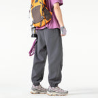 Men's outfit pants are versatile, trendy, loose, straight-leg outdoor work pants and trendy brand tight-fitting windbreakers