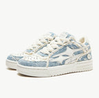 Women Shoes For Men Tennis Retro Fashion Star Shoes White Leather Male Sneakers Couple Outdoor Sport Casual Shoes