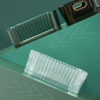 2 Pcs Cosmetics Box Desktop Storage Drawer Stackable Storage Box with Handle Makeup Organizers Basket Poatable Sundries  Rack