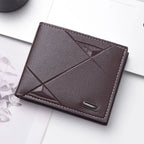 2025 New Men Wallet Men's Short Multi-Card Position Fashion Casual Wallet Men Youth Thin Horizontal