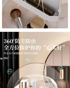 Luxury desktop cosmetics storage box Skin care lipstick perfume jewelry shelf Dust proof transparent cosmetic box