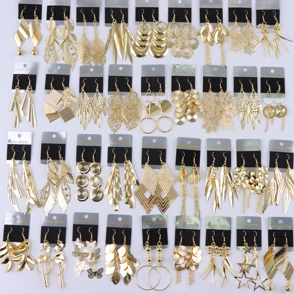 10Pairs/Lot Fashionable Women's Stainless Steel Earrings, Daily Jewelry Accessories Gifted To Friends, Randomly Shipped
