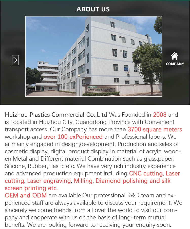 2022 New Style Counter acrylic Cylinder Cosmetic Skincare display stand Makeup Displays