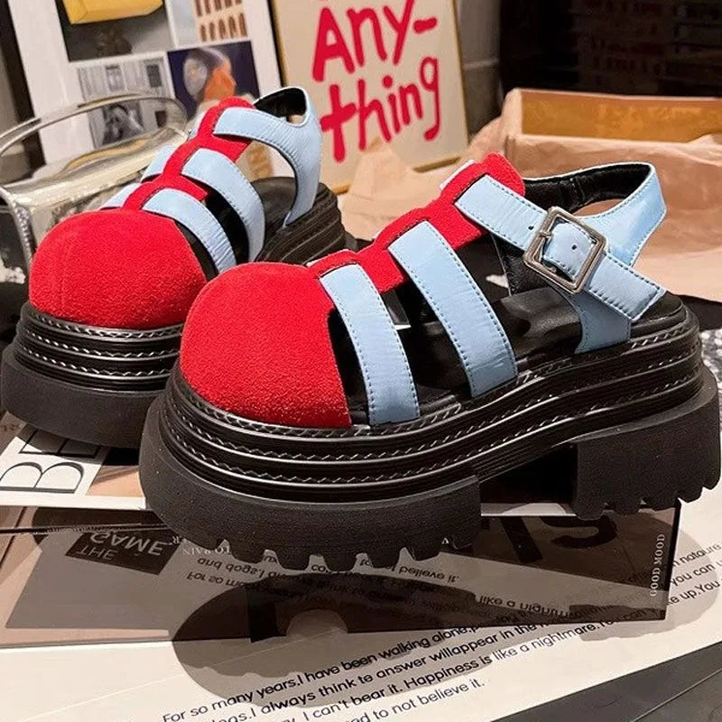 Flats Platform Sandals Women's Fashion Shoes Casual Slippers Woman Slingback New Sport Shoes Designer Beach Sandalias De Mujer