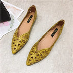 Woman Flats Korean Style Shoes for Women Pointed Toe Casual Beau Today Lastest On Sale High Quality Fashion Stylish Vacation