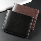 Men's Wallet Genuine Leather Men Wallets Premium Product Real Cowhide Wallets for Man Short Black Walet Portefeuille Homme
