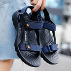 Men Sandals Summer Leisure Beach Holiday Sandals Men Shoes 2024 New Outdoor Sneakers Male Retro Comfortable Casual Sandals Men