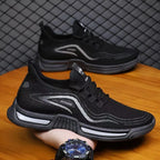 Men's sports shoes 2025 summer new sports trendy shoes anti slip casual running shoes breathable and comfortable white shoes