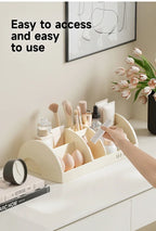 Cosmetics Storage Box Home Dressing Table Desktop Large Capacity Multi-functional Skin Care Products Compartment Shelf