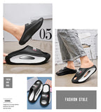 New Men Slippers Slides with a Sense High Aesthetic Value External Wear Anti Slip Thick Bottom, Beach Cool Slippers for Men