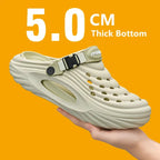 New Men Massage Slippers Slides Indoor Outdoor Sandals Beach Casual Shoes Comfortable Sole Men's Slippers