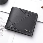 2025 New Men Wallet Men's Short Multi-Card Position Fashion Casual Wallet Men Youth Thin Horizontal