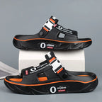 2025 New Men's Slippers Comfortable Soft Mens Beach Shoes Indoor Outdoor Clogs Massage Casual Shoes Non Slip Men Sandals Zapatos