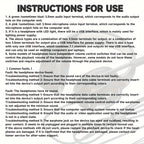 7260 Wired Headphones with Microphone，Suitable for work meetings、Study Recording、Entertainment Games，Compatible：PS4/PS5/Xbox One