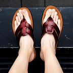 Men's High Quality Sandals Summer Men Shoes Breathable Walking Beach Slippers Outdoor Sandals Casual Fashion Male Filp Flops