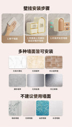 Rotating makeup storage box, desktop organizer, dust-proof cosmetic box, drawer-style cosmetic storage box