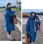 2024 New Winter Autumn Women Jacket White Duck Down Hoodies Puffer Jackets Long Coats Warm Windproof Black White Coats Outwear