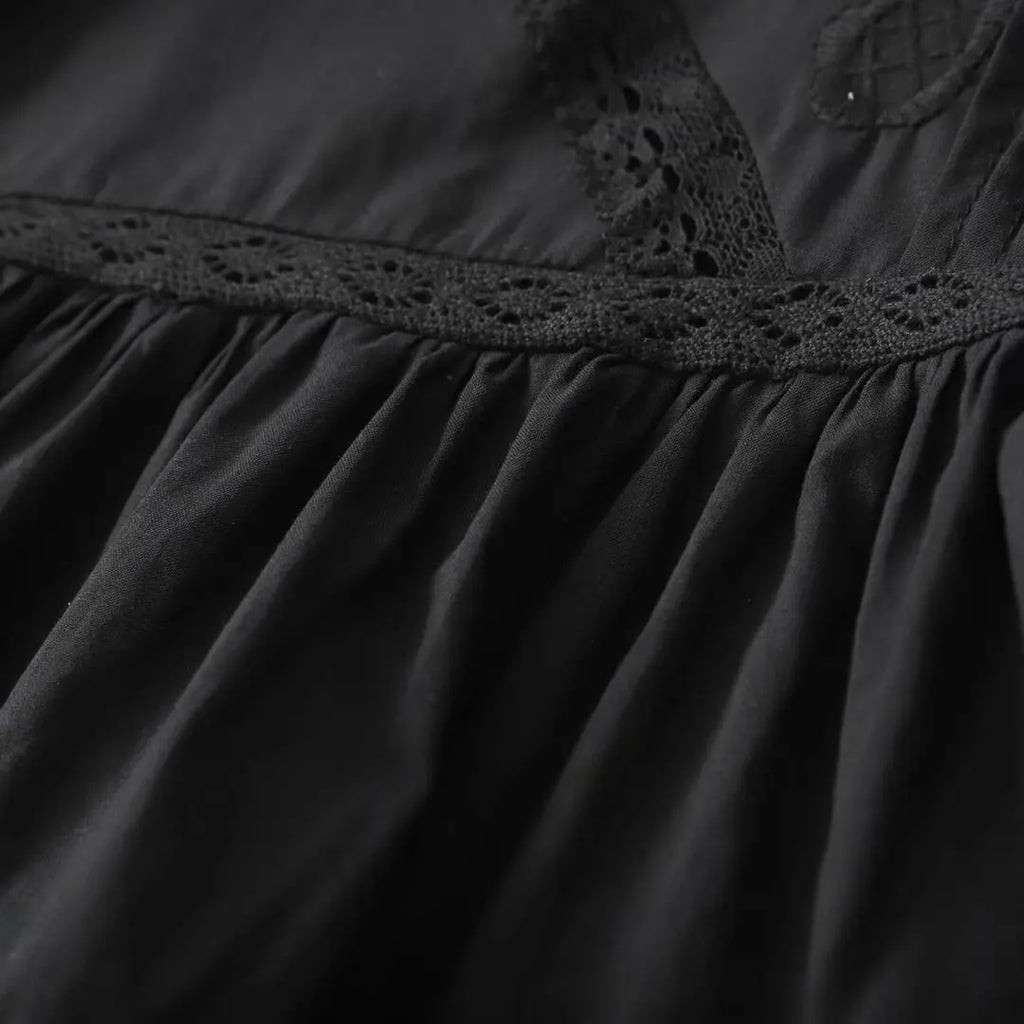 Women's Shirt Fashion Simple Short Sleeve Embroidered Romantic Style Summer New Style Shirt