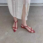 Women's Sandals 2025 Summer New Fashion Thong Sandals Sexy Fashion Design Comfortable Low Heel Sandals for Women Zapatos Mujer