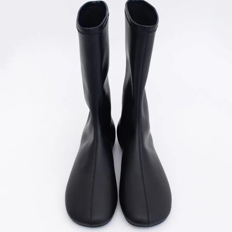 Flats Women Ankle Boots Sport Sneaker Designer Chelsea Boots Winter 2025 Trend Walking Running Shoes Leather Shoes Mujer Botas