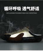 Men's Fashion Soft-soled Half Slippers Men Summer Trendy Bottom Casual Shoes Breathable Slip-on Shoes Sneakers Zapatos De Hombre