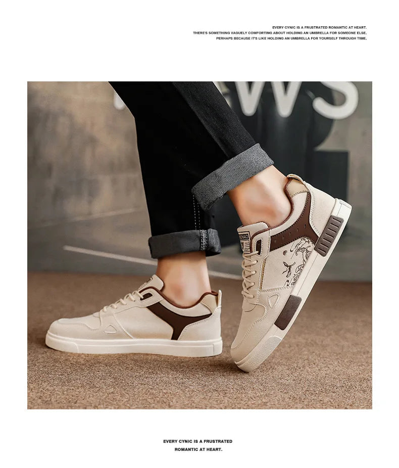 Men's Shoes  New Summer Men's Low Cut Men's Sneakers Waterproof Anti Slip Comfortable Wear-resistant Oversized Casual Shoes