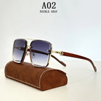2023 Sunglasses For Men Square Sunglasses Women Trendy Luxe Vintage Fashion Glasses Retro Steampunk Shades Gafas De Sol Hombre