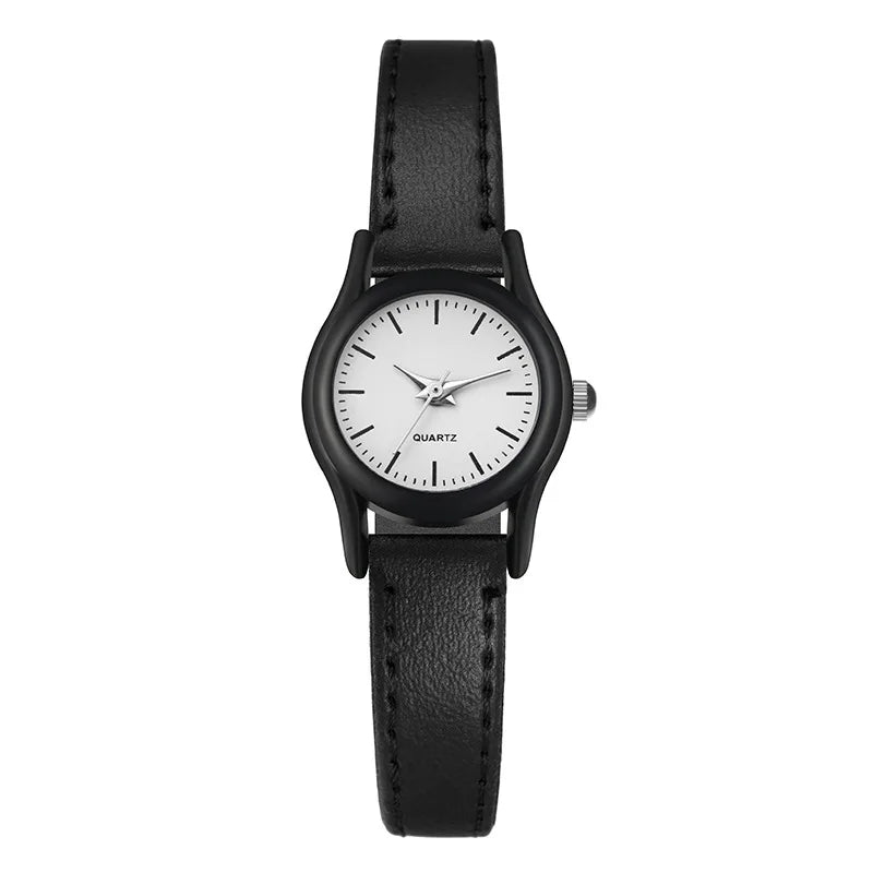 New Couples Watches Leather Strap Minimalist Fashion Quartz Wristwatches Multiple Colors for Loved Ones Gift Parejas Montre