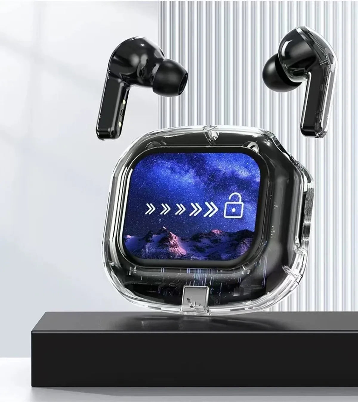 Translation Headphones with Multifunction Touch Screen Smart Wireless Bluetooth Earphone HiFi Audio Quality Business Earbud