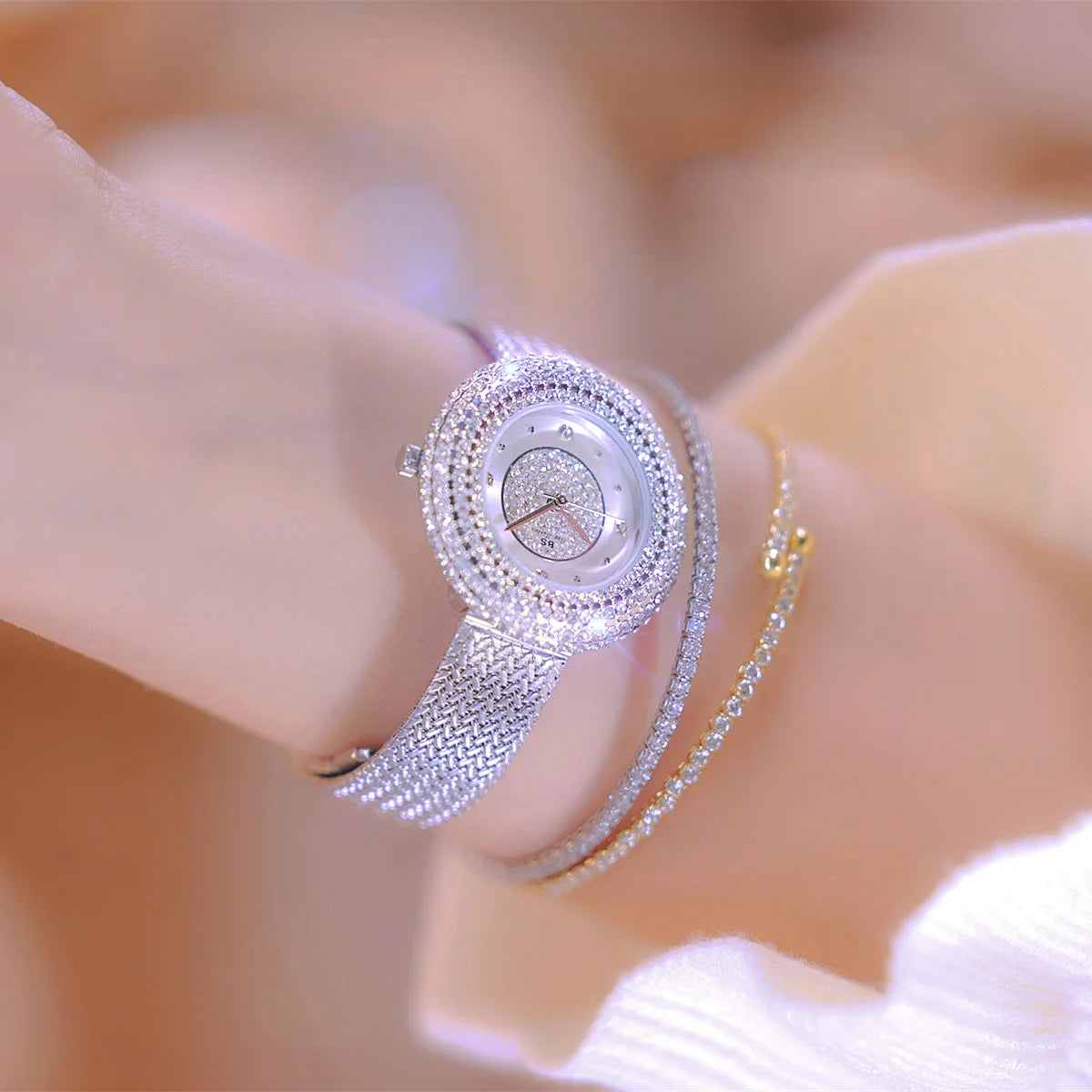 Fashion Luxury Watches For Woman New Vintage Golden Women's Wristwatches Ladies Dress Quartz Clock High Quality Relogio Feminino